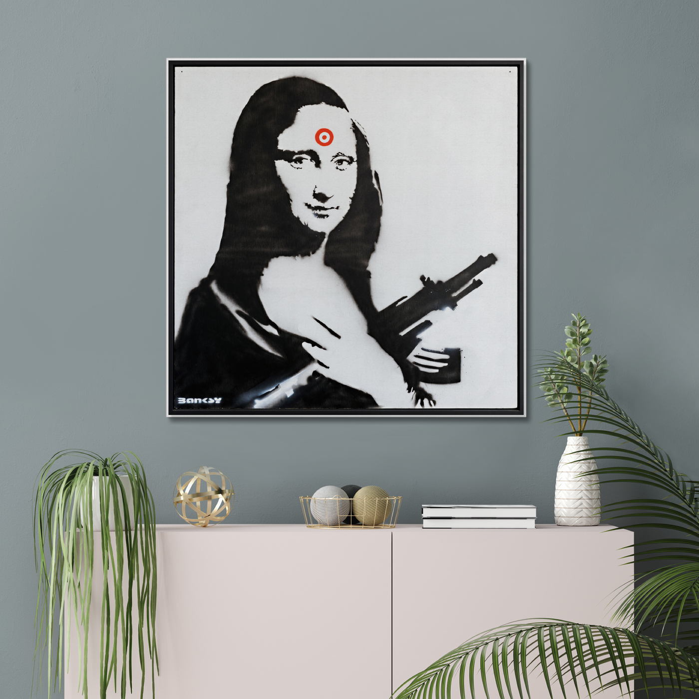 BANKSY MONALISA TARGET