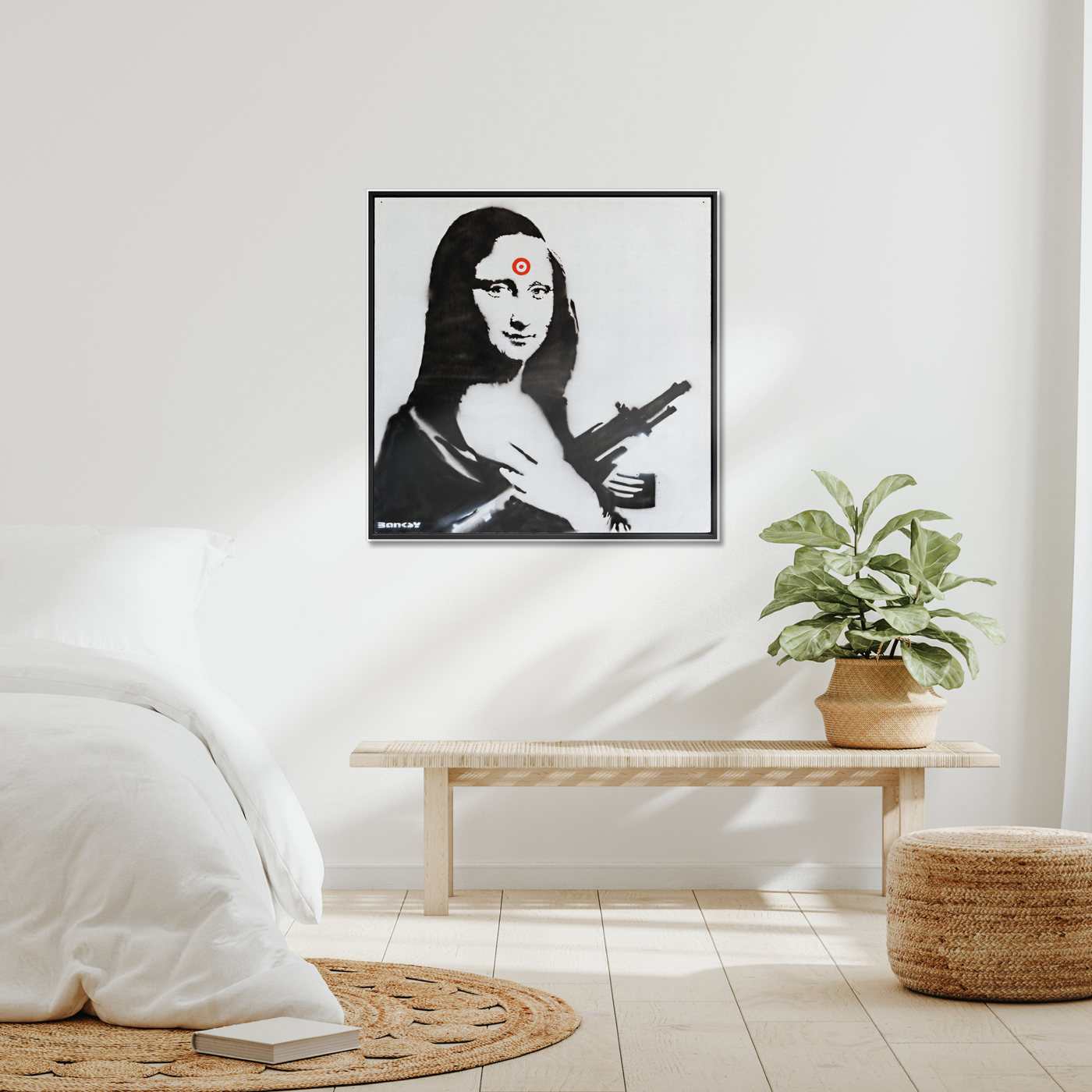 BANKSY MONALISA TARGET