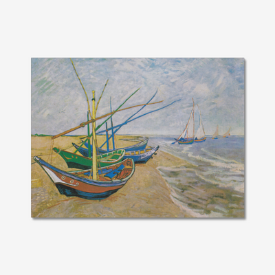 VAN GOGH BOATS AT SAINTES MARIES