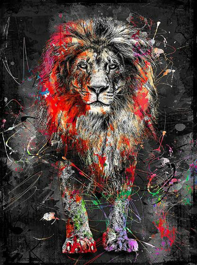 Splashed Lion